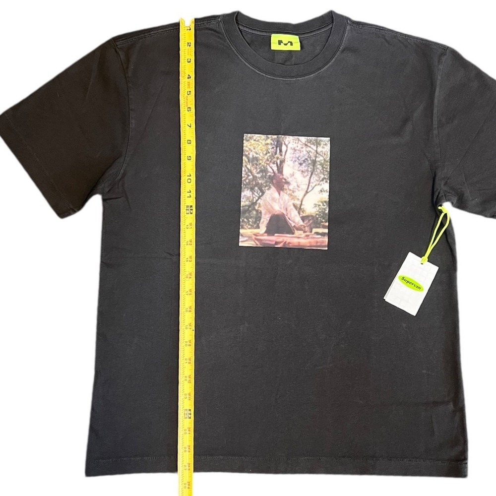 Supervsn Inside Out Kobe Bryant Graphic‎ T-Shirt Charcoal Black Photo Print Sz M - Picture 7 of 11